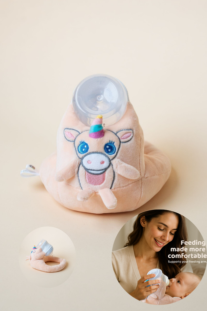 Baby Bottle Pillow Holder for Parents - Unicorn