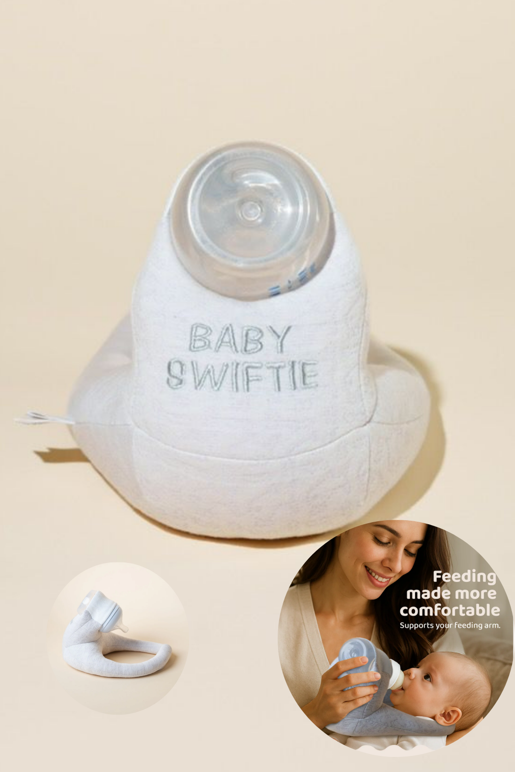 Baby Bottle Pillow Holder for Parents - "Baby Swiftie"