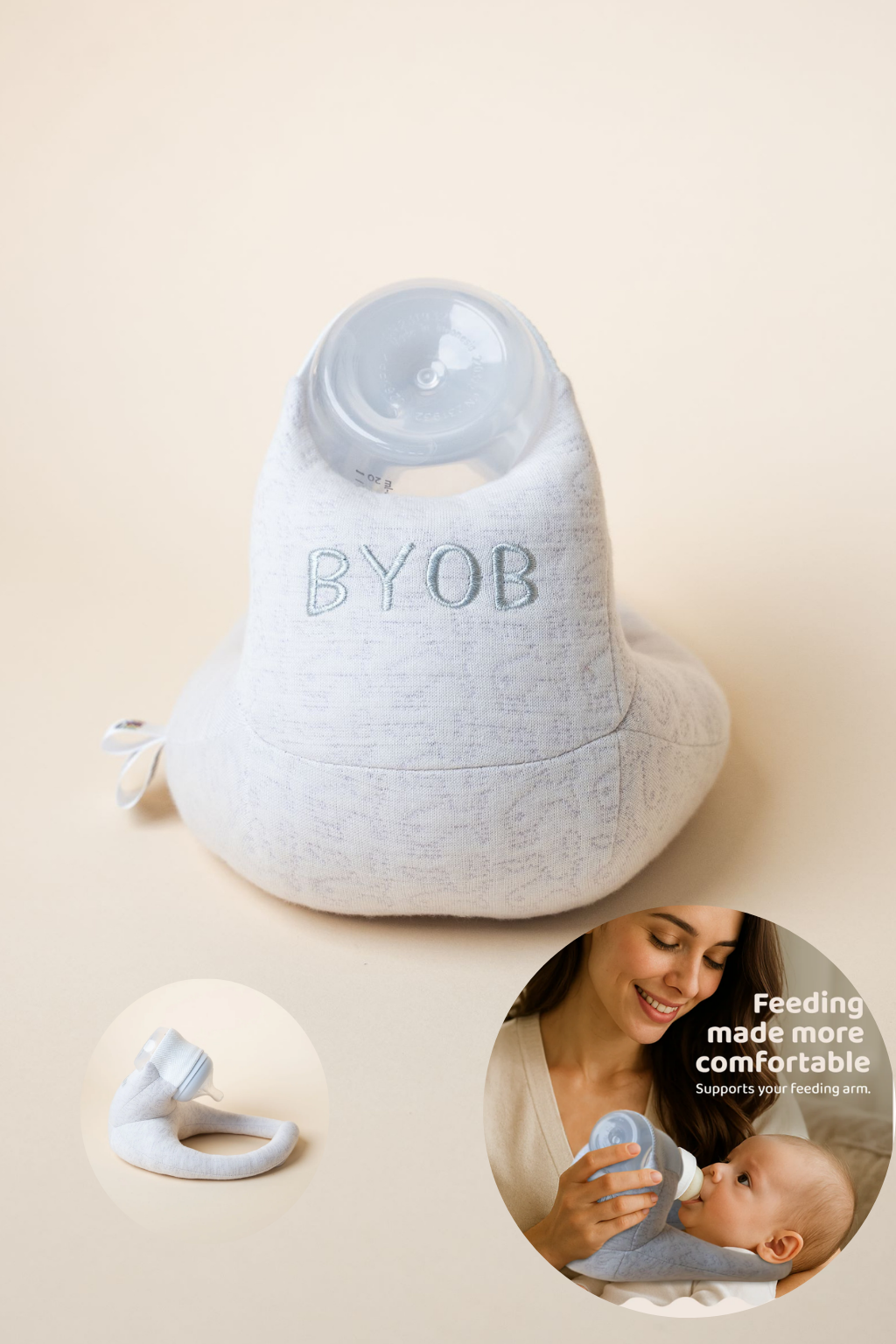 Baby Bottle Pillow Holder for Parents - "BYOB"